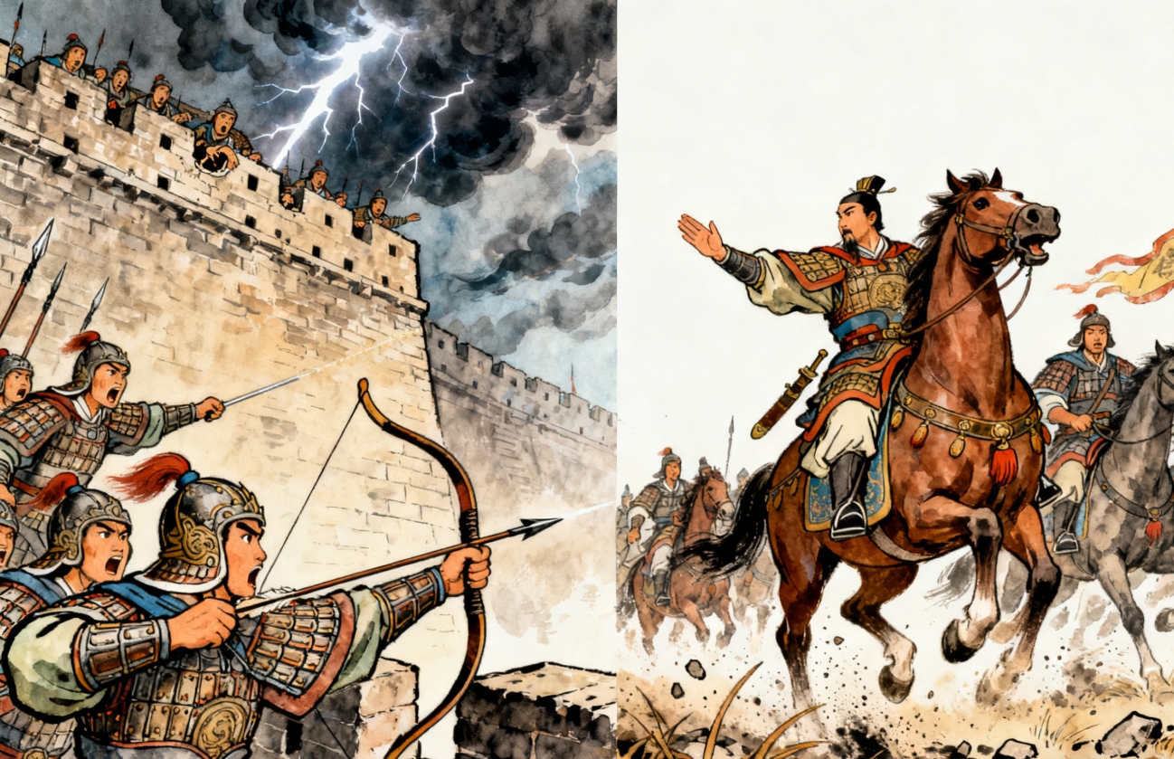 囲魏救趙の戦略的状況図